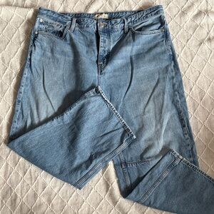 Madewell The Darted Barrel-leg Jean